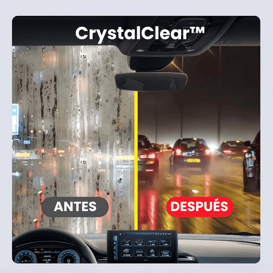 CrystalClear™ – Kit de Limpieza e Impermeabilización para Vidrios - ClickBag