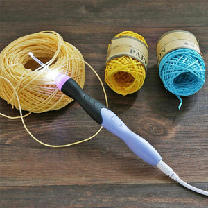LED crochet set - Teje dónde, cuándo y cómo quieras - ClickBag