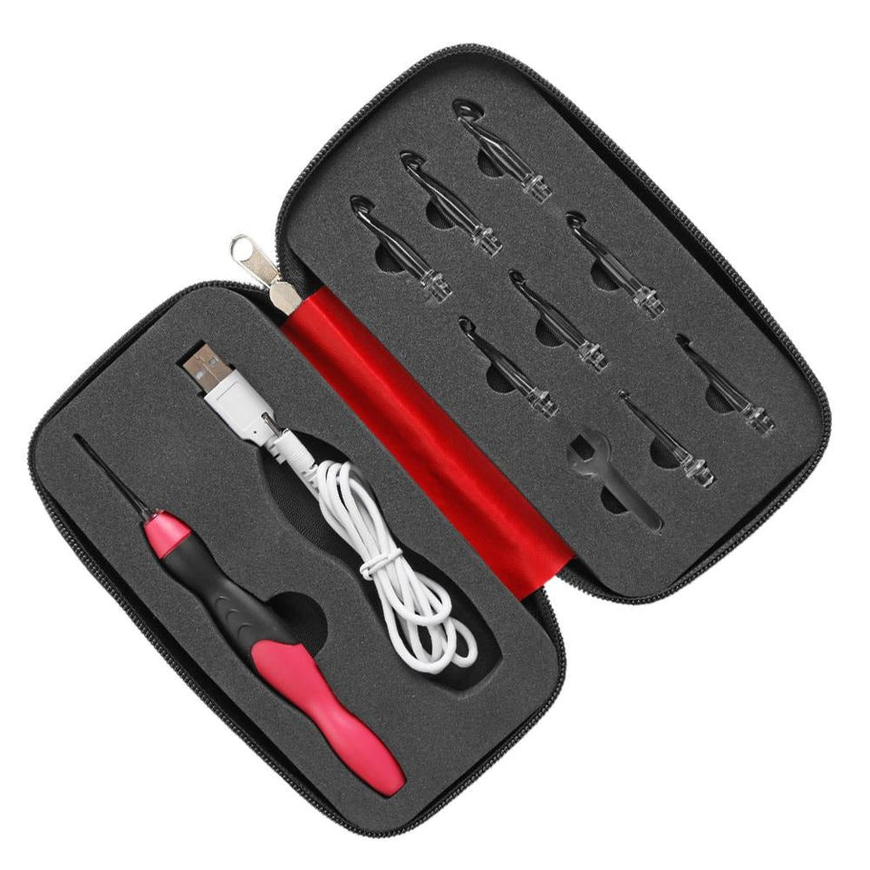 LED crochet set - Teje dónde, cuándo y cómo quieras - ClickBag