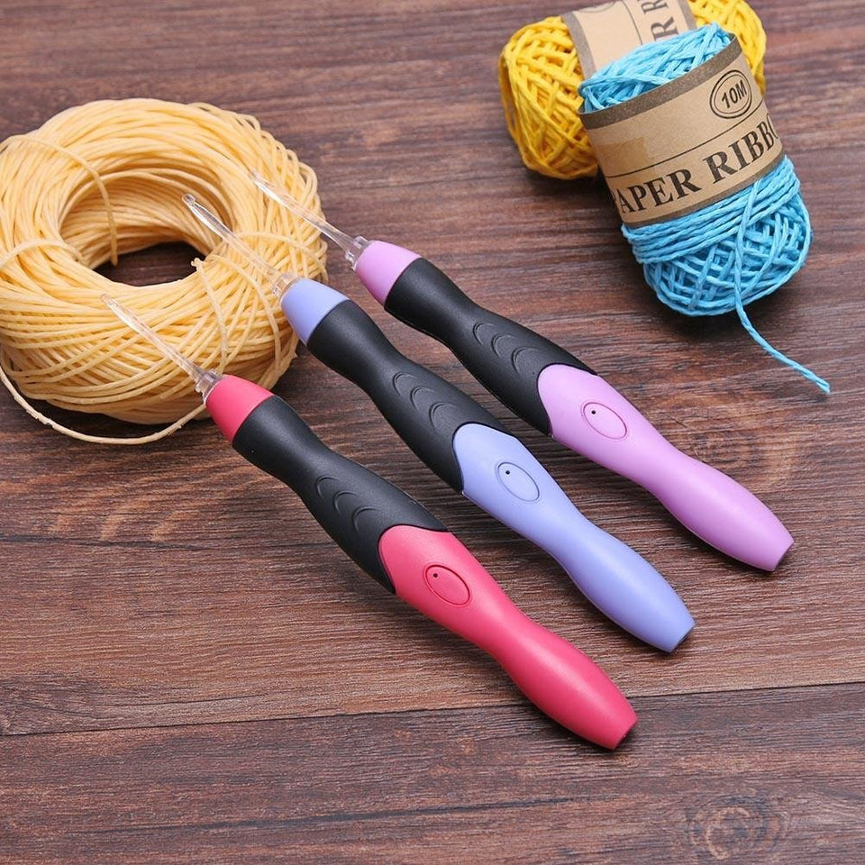 LED crochet set - Teje dónde, cuándo y cómo quieras - ClickBag