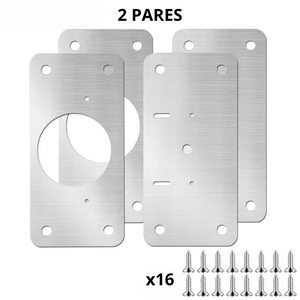 Placa de reparación de bisagras - Repara tus puertas fácilmente - ClickBag
