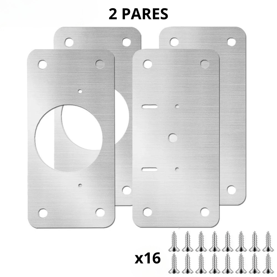 Placa de reparación de bisagras - Repara tus puertas fácilmente - ClickBag