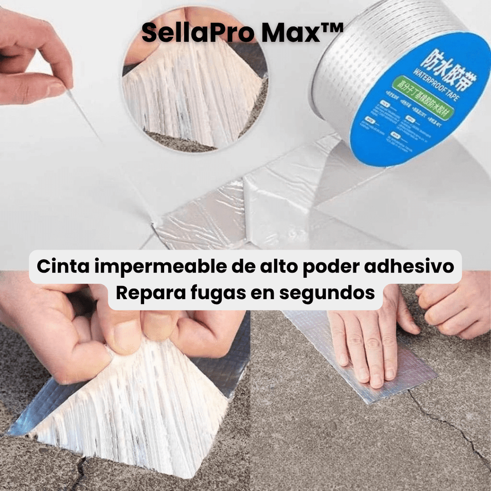 SellaPro Max™ – Cinta Impermeable para Goteras y Grietas - ClickBag
