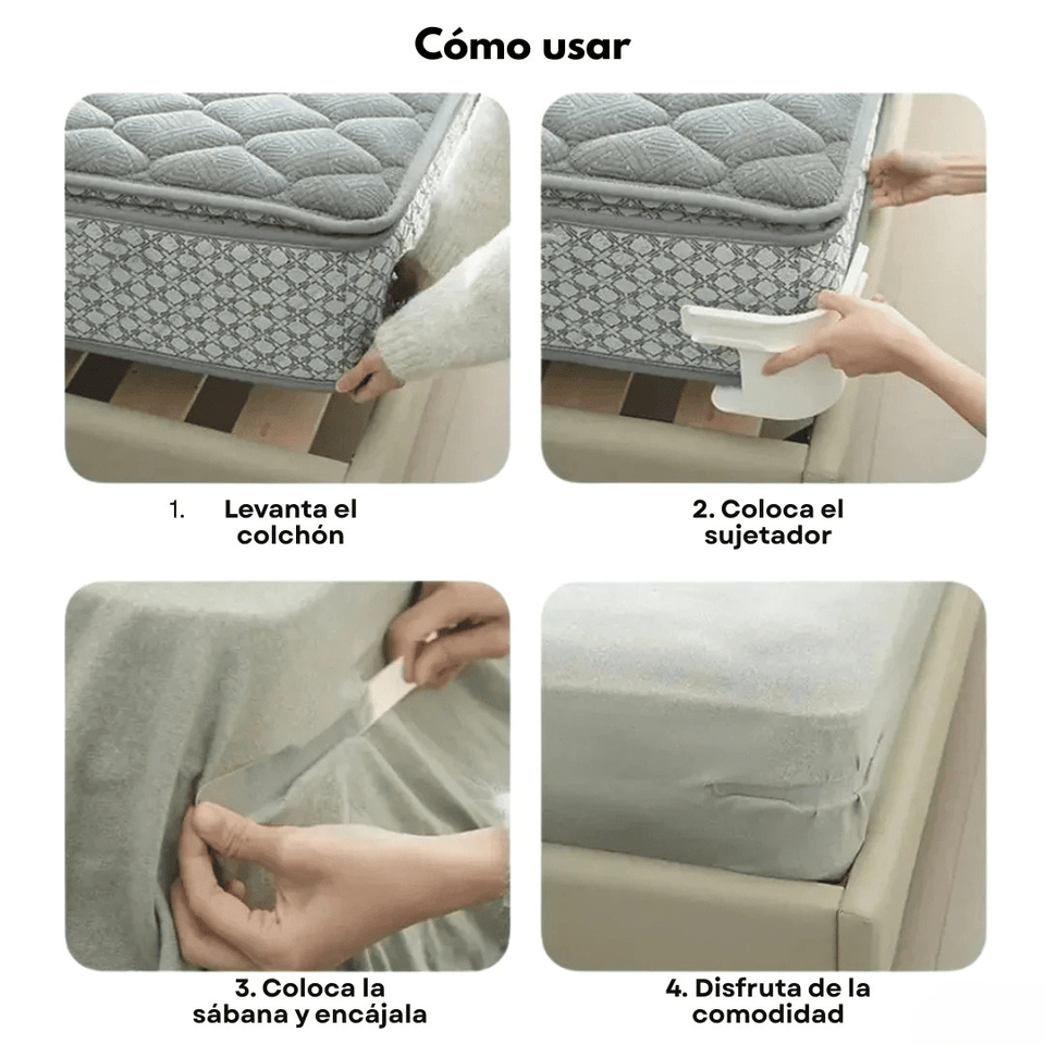 Sheets Keeper™ - Mantén tus sábanas en su lugar toda la noche. - ClickBag